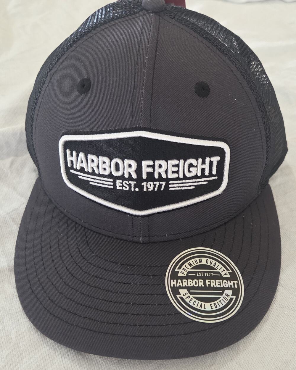 Harbor Freight Tools Trucker Hat Mesh Snapback 1977 Patch Cap